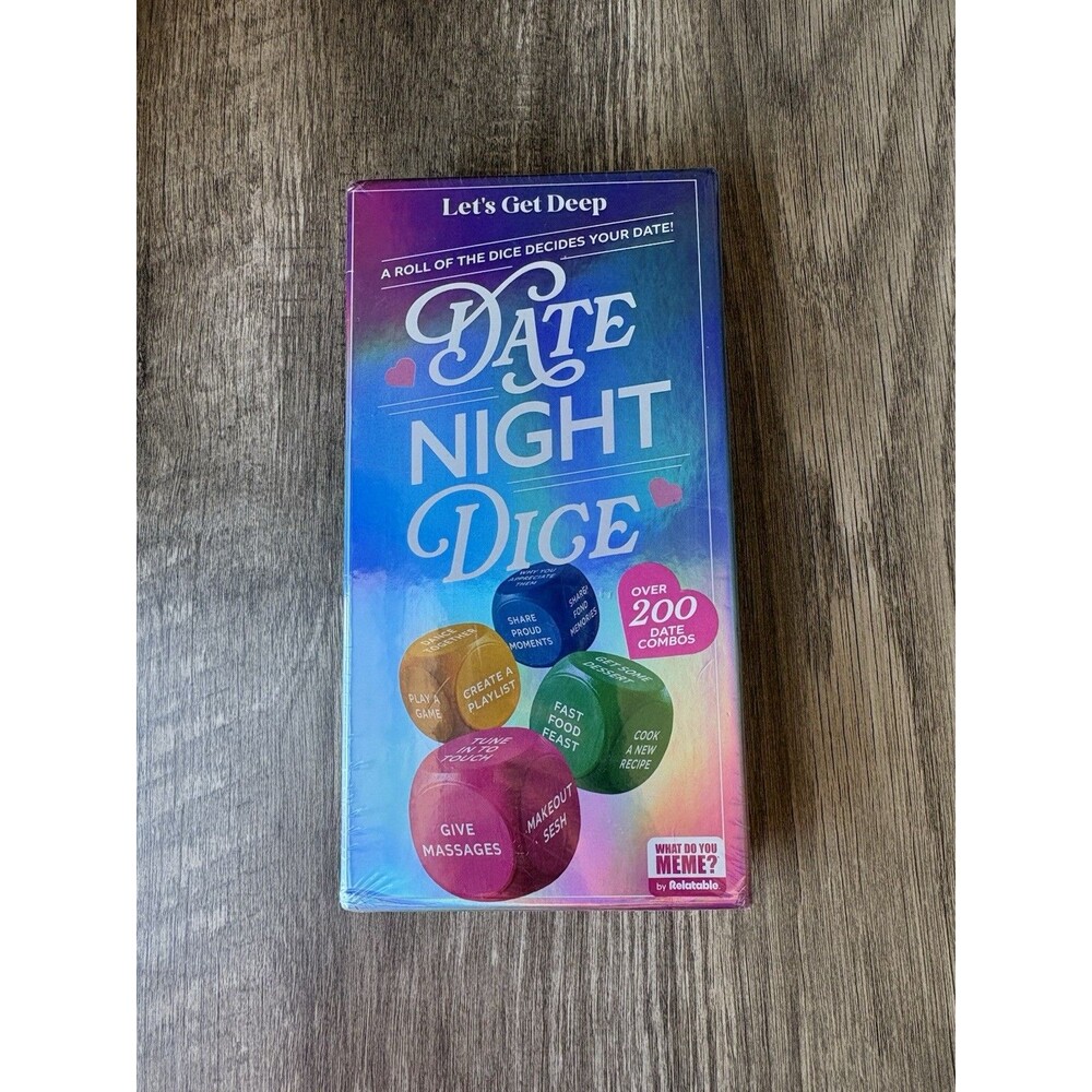 Date Night Dice Let’s Get Deep A Roll The Of Dice Decides Your Date Game